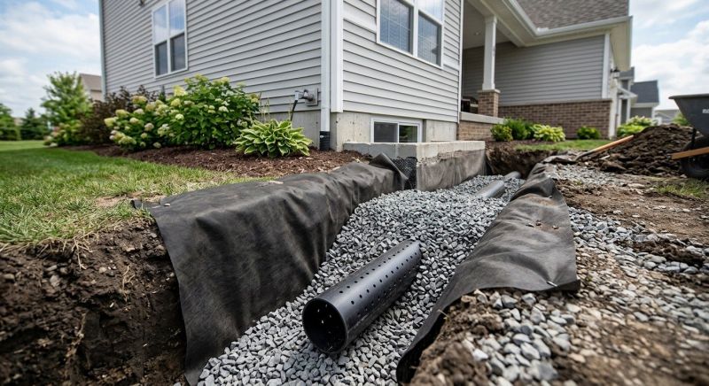 Curtain Drain Installation in Birmingham, AL