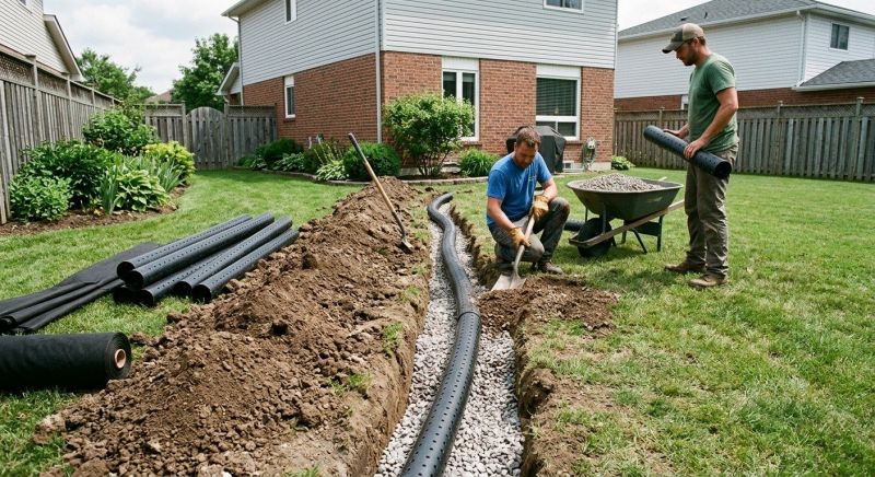 Garden Drainage Installation in Tuscaloosa, AL