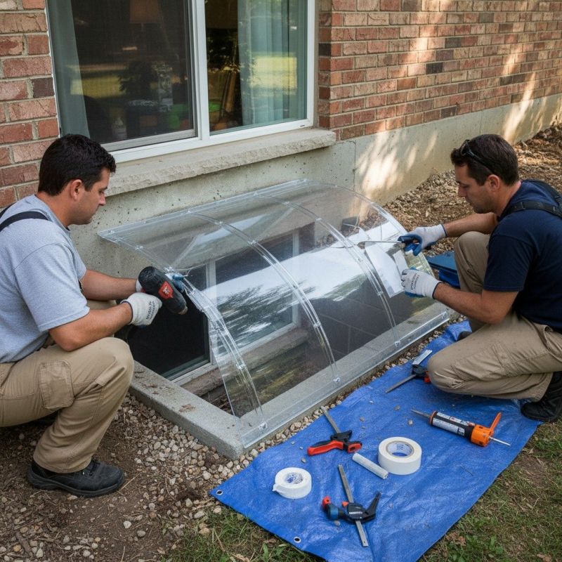 Window Well Cover Installation in Kansas City, KS