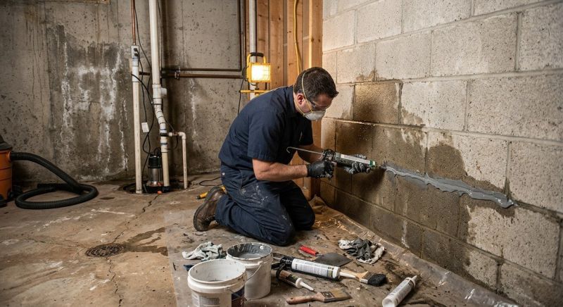 Basement Seepage Repair in Montgomery, AL