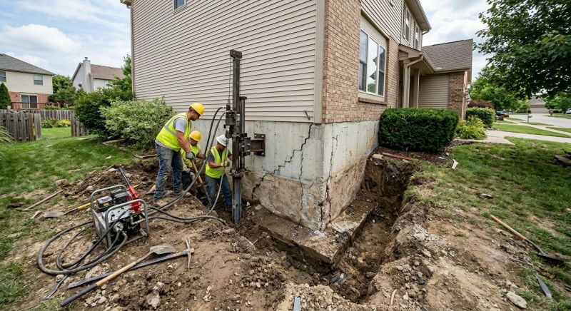 Deep Foundation Repair in Columbus, OH