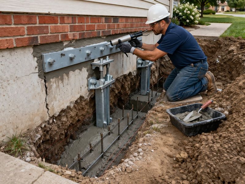 Foundation Pier Repair in Tampa, FL