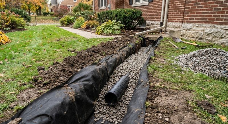 French Ditch Installation in Birmingham, AL