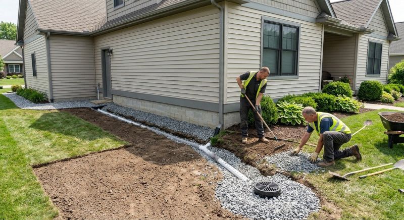 French Drain Clearing in Tuscaloosa, AL