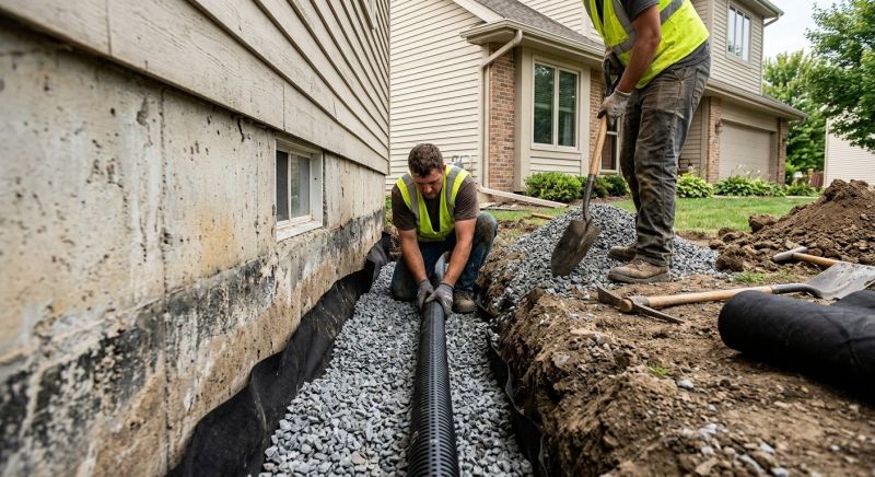 French Drain Installation in Tuscaloosa, AL