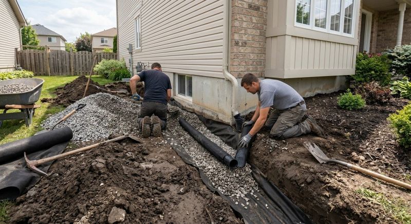 French Drain Installation in Tuscaloosa, AL