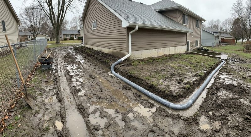 Muddy Yard Drainage in Tuscaloosa, AL