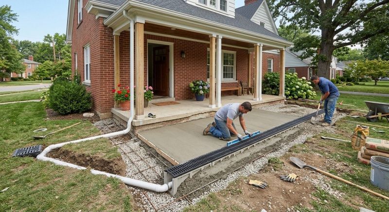Patio Drain Installation in Tuscaloosa, AL