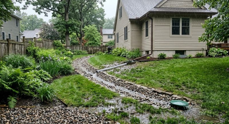Rainwater Drain Installation in Birmingham, AL
