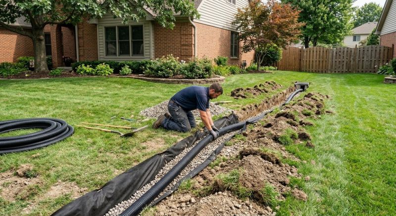 Residential Landscape Drainage in Birmingham, AL