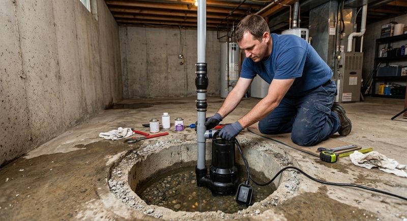 Sump Pump Installation in Warwick, RI