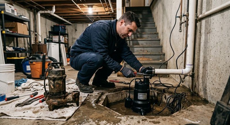 Sump Pump Relocation in Dothan, AL