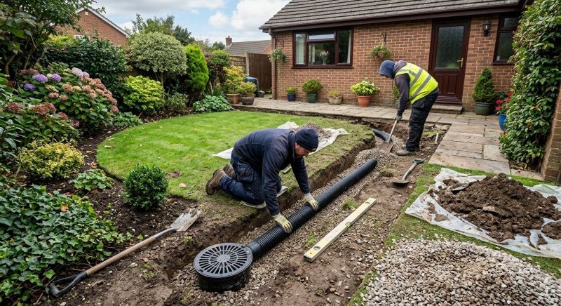 Water Drainage Installation in Tuscaloosa, AL
