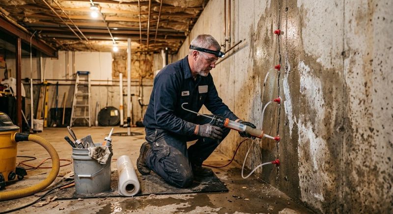 Wet Basement Repair in Birmingham, AL